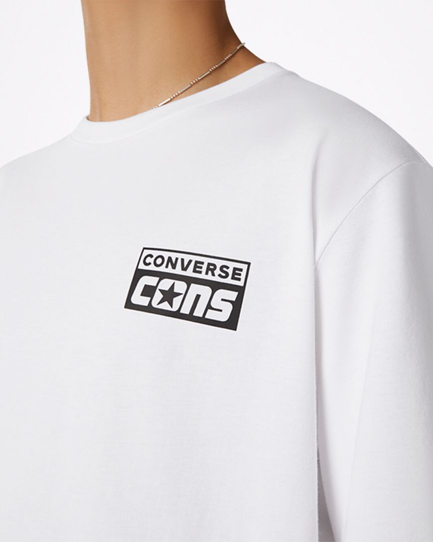 Camiseta Converse CONS Gráficas Masculino Branco | PT T037T94